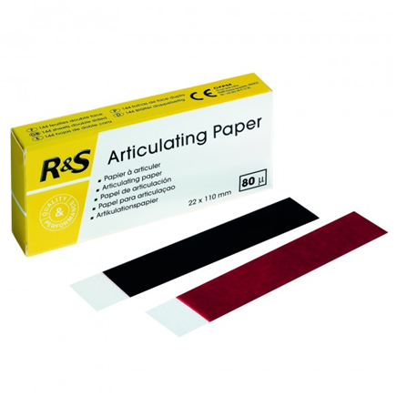 R&S Articulating paper 80 micron blue/red (144)